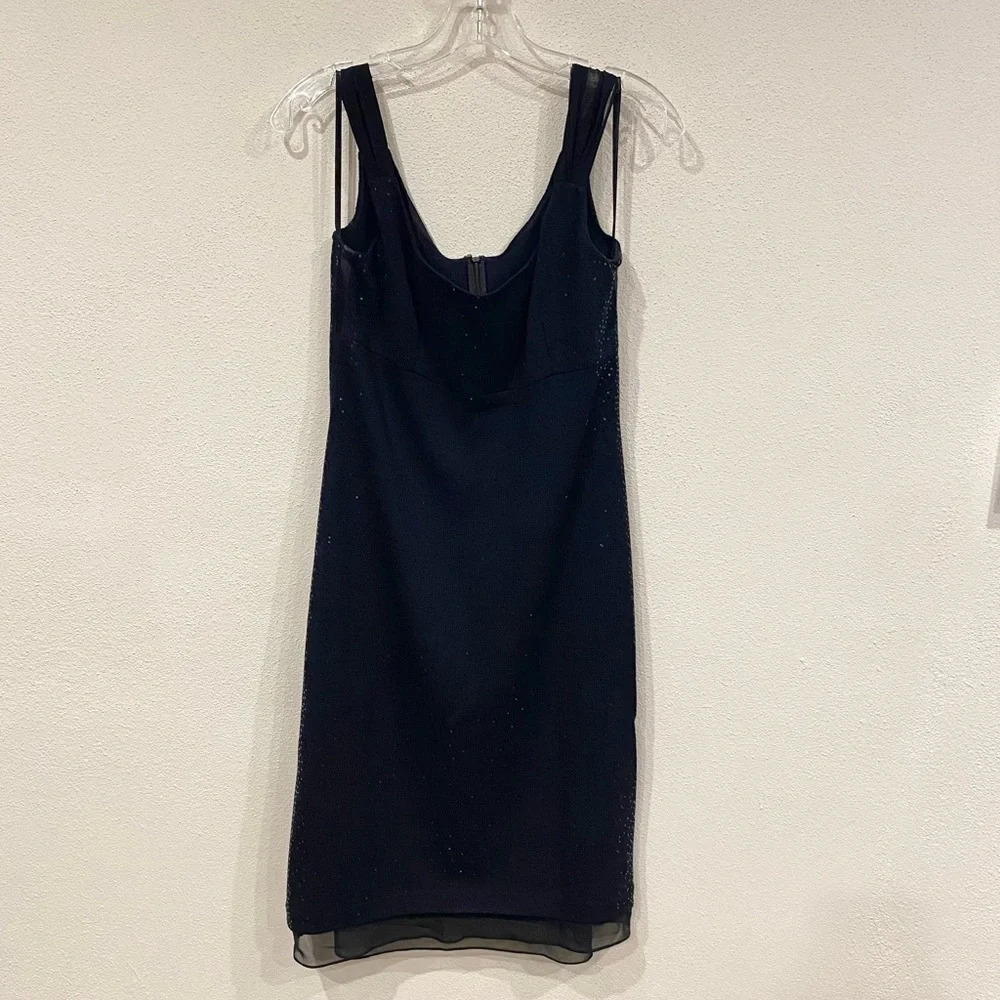 St. John Evening Embellished Dress Size 4 EUC